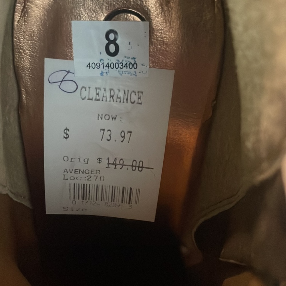 Carlos Santana Stiletto Boots w/ Buckle. Size 8.  CALL OUT - Picture 6 of 10